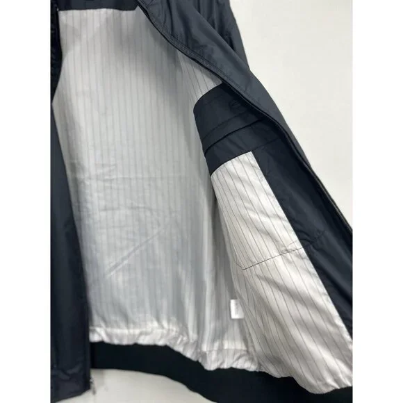Peter Millar Jacket Men’s XL Black Full Zip Golf Windbreaker Bomber Outdoor